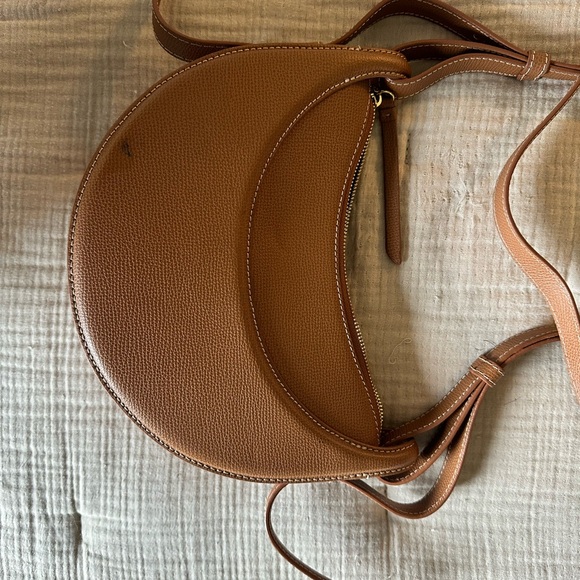 Polene Numero Dix Purse in Textured Camel - Picture 8 of 10